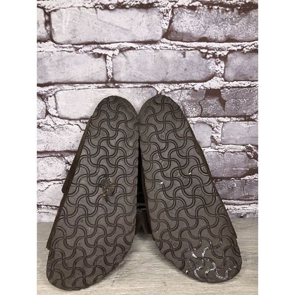 Birkenstock Arizona Mocha Brown Suede Leather Slides Sandals Women Sz 39EU/8.5M - Picture 10 of 16